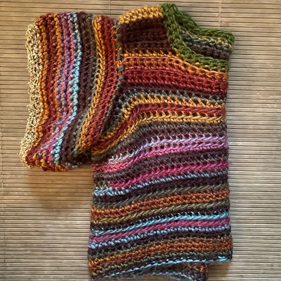 Vintage Handmade Rainbow Sweater - Picture 5 of 7